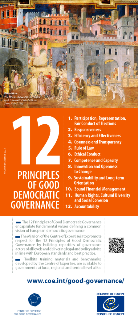 Principles of good democratic governance